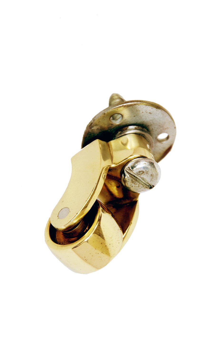 Swivel locking furniture castor