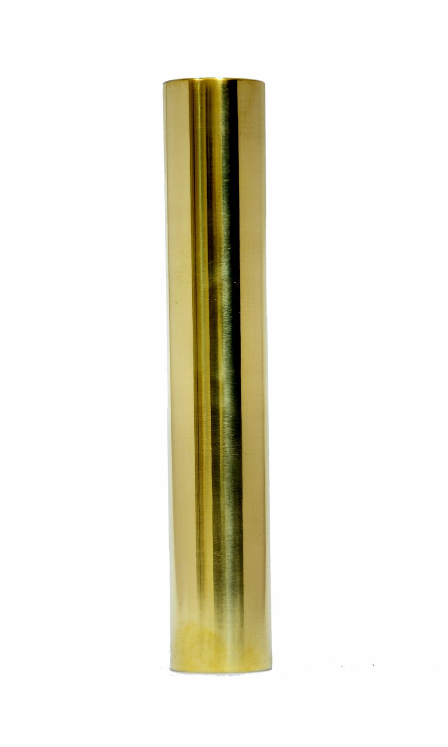 Eyelet curtain ring in polished brass