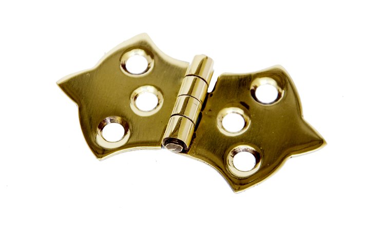 Continuous piano hinge in satin stainless steel